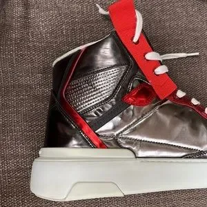 Givenchy | Shoes | Givenchy Mens Wing Metallic Leather High  display picture 1